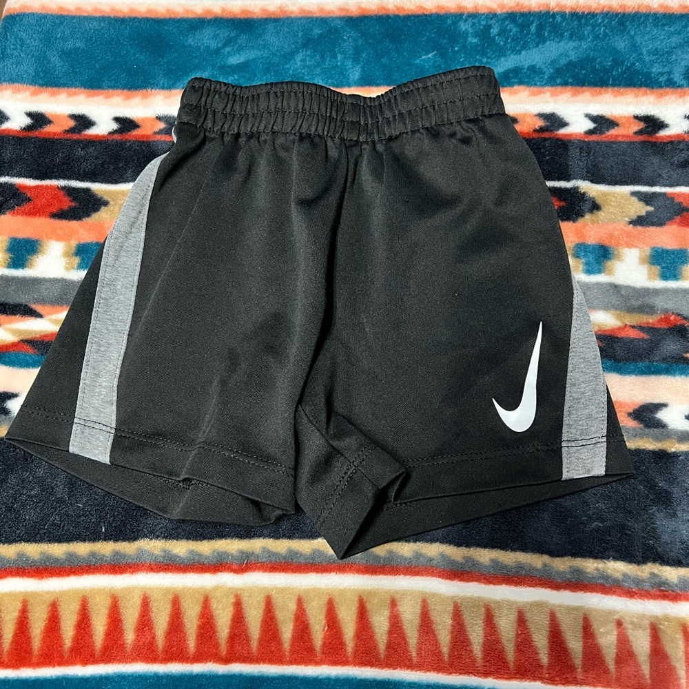 Nike Black and Gray Performance Shorts
